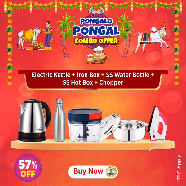 Buy Thangam Boilease SS 1.8 L Electric Kettle - Vasanth & Co